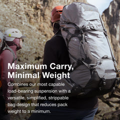 Aether Pro toplid shows modular carry options for different adventures.