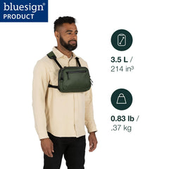 Osprey Archeon Commuter Chest Rig Bag side view showing compact carry.