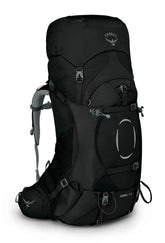 Osprey Ariel 55L backpanel with breathable airflow for cool all-day comfort