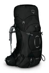 Osprey Ariel 55L backpanel with breathable airflow for cool all-day comfort