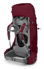 Osprey Ariel 55L raincover included demonstrates weather-ready protection