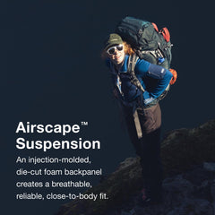 Osprey Ariel Plus 85L strong LightWire frame maintains stability