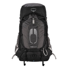 Osprey Atmos AG 50L side mesh pocket shows easy bottle access on the move