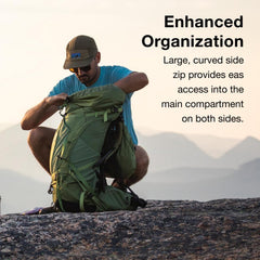 Osprey Atmos AG 50L Stow on the Go trekking pole attachment for hands-free carry