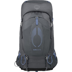 Osprey Aura AG 50L side-pocket access for quick gear on the move.