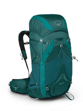 Osprey Eja 58L women's pack front view for ultralight trekking comfort.