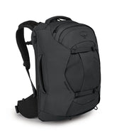 Osprey Farpoint 40L exterior profile shows travel-ready silhouette for easy overhead storage.