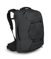Osprey Farpoint 40L exterior profile shows travel-ready silhouette for easy overhead storage.