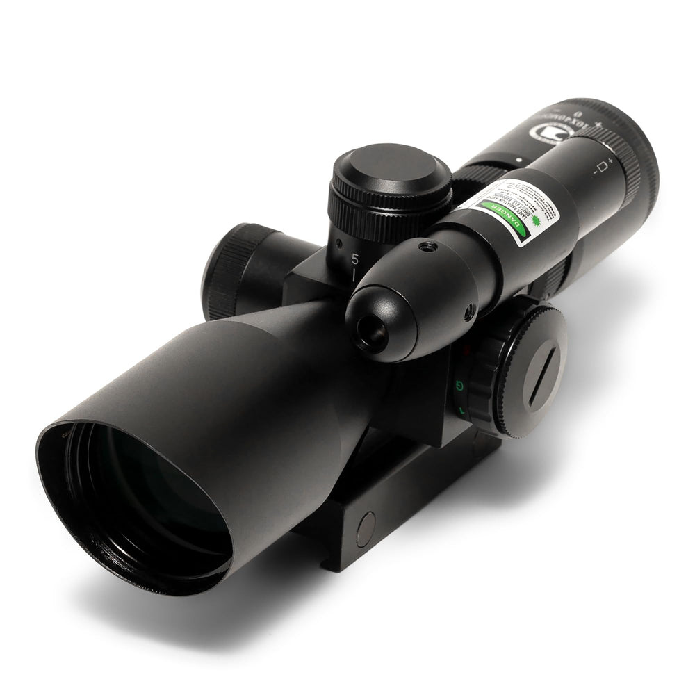 Osprey Global 2.5-10x40 scope assembly offers versatile field use with clear optics.