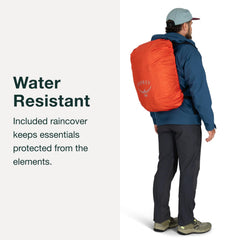 Osprey Metron 24L commuter LidLock helmet carry enables quick secure storage.