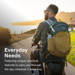 Osprey Nebula laptop sleeve image shows TSA-friendly organization for quick security.