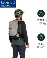 Raptor 14L hipbelt pockets provide fast on-trail access.