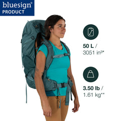 Osprey Renn 50L torso-adjustment ladder lock adapts to your torso length