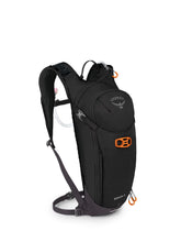 Osprey Siskin 8L backpack strap detail for stability during trail riding