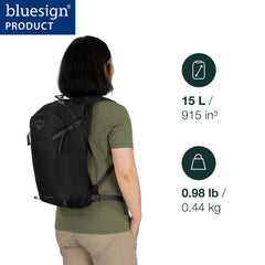 Osprey Sportlite 15L side stretch pockets offer quick hydration access during treks