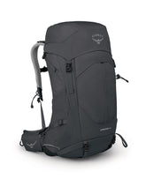 Osprey Stratos 44L backpack front view ready for long hikes.
