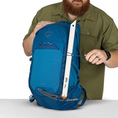 Osprey Talon 22L airscape backpanel closeup highlights breathable comfort.