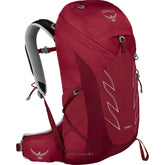 OSPREY Talon 26 Cosmic Red AirScape backpanel for all-day comfort on rugged trails.