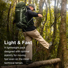 Osprey Talon 44L sleeping bag compartment keeps gear organized