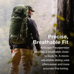 Osprey Talon 44L top-loading design allows quick access on trail