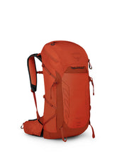 Osprey Talon Pro 30L front view Mars Orange showing rugged design and visibility