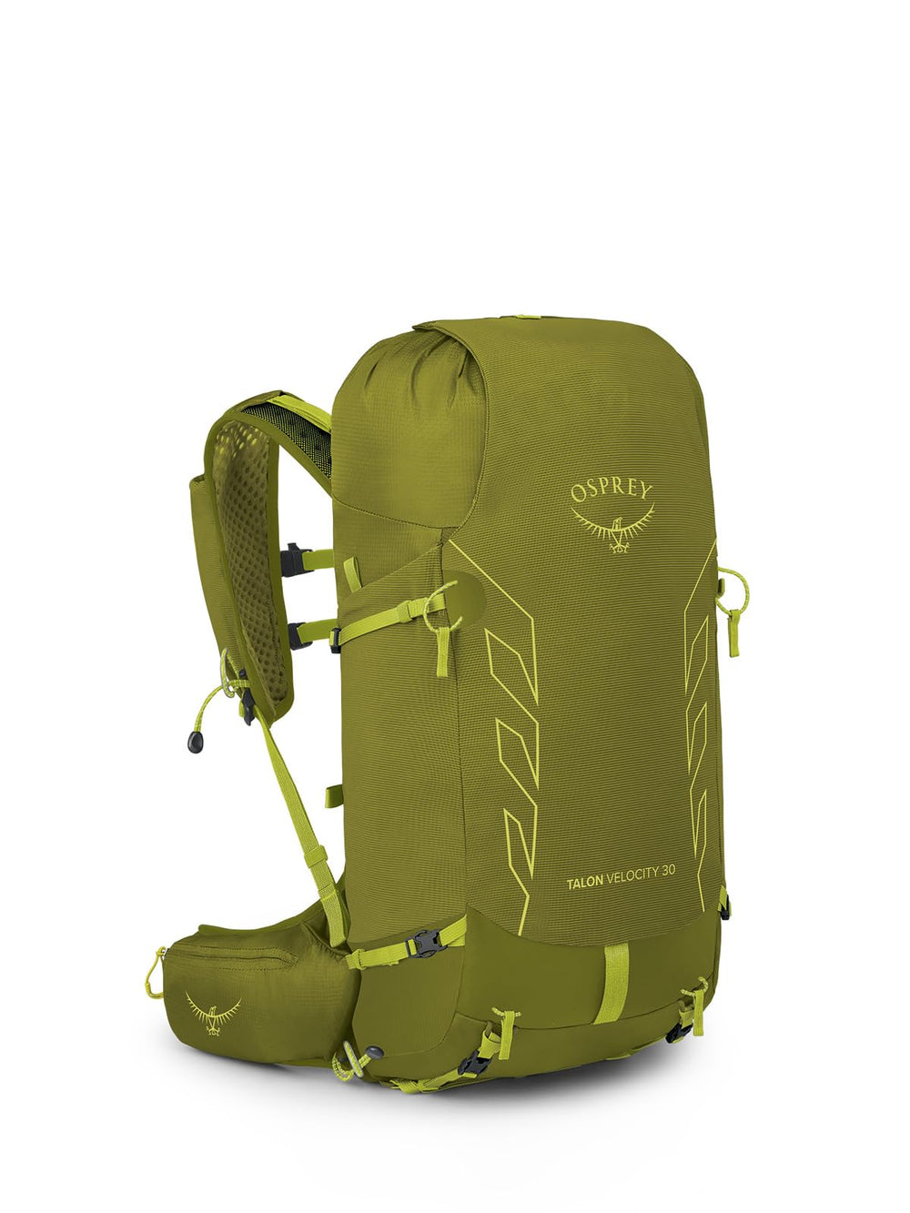 Osprey Talon Velocity 30L front view for streamlined hiking efficiency