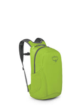 Osprey Ultralight Stuff Pack front view, ultra-light travel companion for extra luggage.