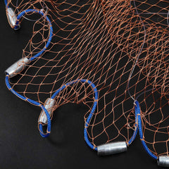 OTOEZ tire line cast net with 0.79 inch mesh handles larger bait