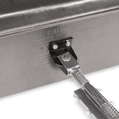 OTTER hitch assembly with backer plate for durable multi-sled mounting