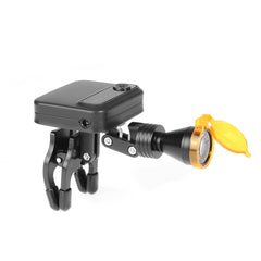 OUBO headlamp highlighting replaceable batteries for extended use.
