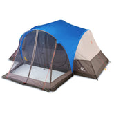 OUTBOUND 8-person tent front view showing a roomy group space for camping