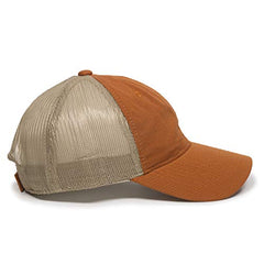 Outdoor Cap FWT-130 back closure highlighting adjustable hook-and-loop fit.