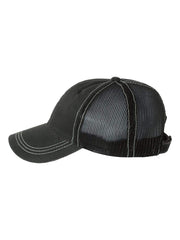 Outdoor Cap HPD-610M black front view for everyday comfort and versatile styling.
