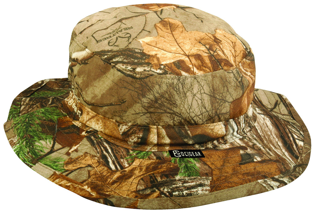 Mossy Oak camo water defense boonie hat with waterproof/breathable liner