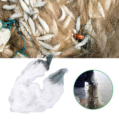 Outdoor nylon fishing net 1.5m height and 50m length for field use