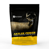 Outdoor Hunting Lab Antler Power bag — powder packaging for easy year-round deer nutrition.