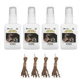 Outdoor Hunting Lab Peak Doe Estrus Spray bottle for attracting deer during hunts.