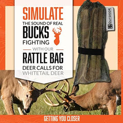 Outdoor Hunting Lab rattle bag deer call delivers authentic fighting sounds that attract bucks.