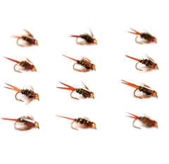 Outdoor Planet gold bead head Prince Nymph fly for trout in freshwater streams