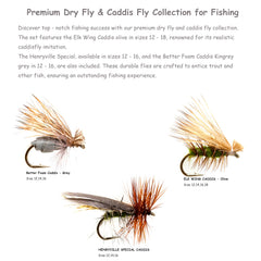 Outdoor Planet nymphs flies pack with compact hooks for subtle river presentations