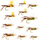 Outdoor Planet parachute hopper dry flies for trout with high visibility on water