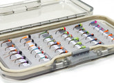 Outdoor Planet premium tungsten bead perdigon nymphs close-up for fast-water fishing.