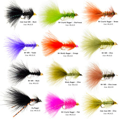 Outdoor Planet Wooly Bugger cone head flies for diverse species, proven streamer option