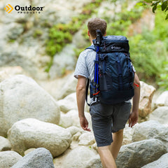 Outdoor Products Arrowhead Mammoth back panel with ventilated mesh for cooling during hikes