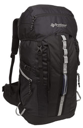 Outdoor Products Arrowhead Mammoth front view shows rugged fabric and ample gear storage.