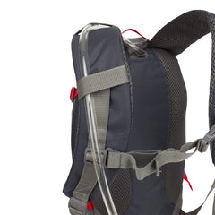 Outdoor Products Mist Hydration Pack expandable front pocket for quick stash and organization.