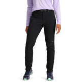Outdoor Research Cirque Lite pants in black, front view for alpine adventures.