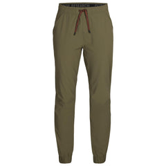 Outdoor Research Ferrosi Joggers in Ranger Green, front view, tailored for outdoor adventures