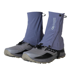 Outdoor Research Ferrosi Trail Gaiters front view showing abrasion resistance on rugged trails.