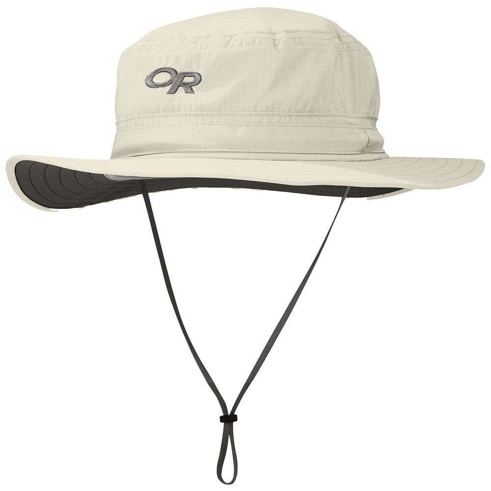 Outdoor Research Helios Sun Hat sand medium main view with wide brim for sun protection